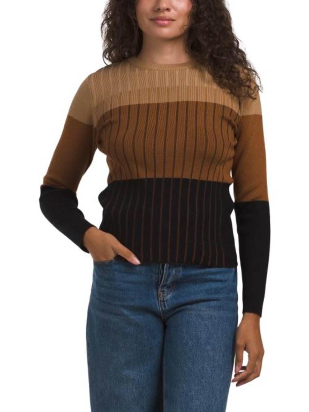 NANCY YANG Ombre Sweater